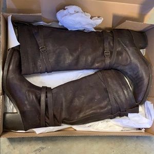 Jane Strappy Frye Boots